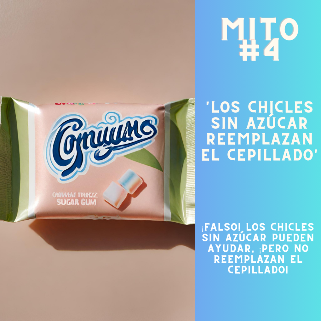 los chicles sin azúcar reemplazan el cepillado